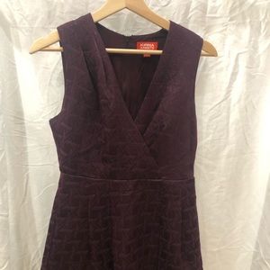 Deep purple dress with shimmer